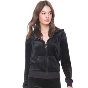 Juicy Couture Black Label Ultra Luxe Velour Jacket